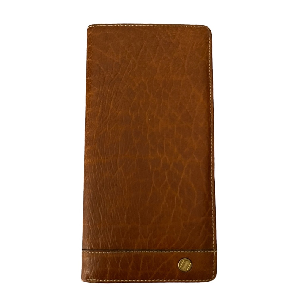 Vintage GOLD PFEIL MADE IN WEST GERMANY Unisex Leather Card Organizer Wallet